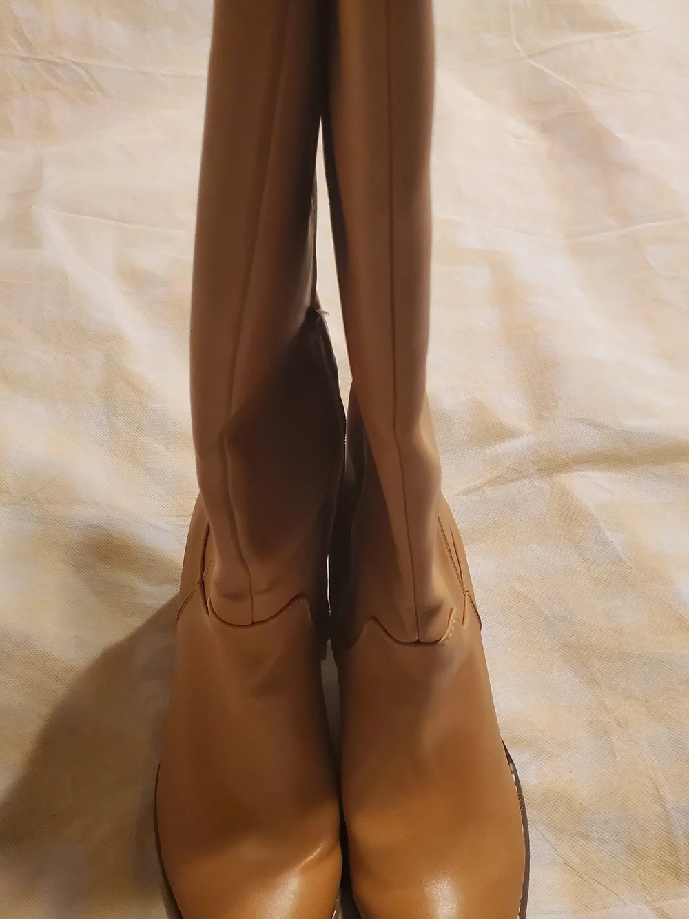 Universal Thread Tan Mid-Calf Block Heel Boots - Picture 7 of 8